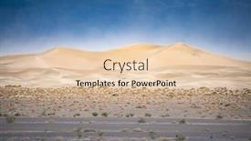  Presentation with death - Slide set consisting of dunes-of-death-valley-desert background and a lemonade colored foreground