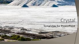  Presentation with salt - Slide deck enhanced with dunes-of-salt-aigues-mortes background and a light gray colored foreground