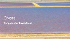  Presentation with salt - Presentation consisting of dunes-of-salt-aigues-mortes background and a light blue colored foreground