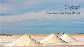  Presentation with salt - Colorful PPT theme enhanced with dunes-of-salt-aigues-mortes backdrop and a light blue colored foreground