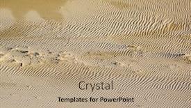  Presentation with morocco dunes in the sahara - Presentation theme having dunes-on-the-curonian-spit background and a coral colored foreground