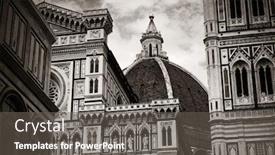  Presentation with catholic history santa maria - Amazing presentation theme having duomo-santa-maria-del-fiore backdrop and a dark gray colored foreground