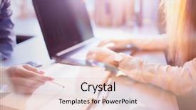  Presentation with abstract business - Cool new PPT layouts with planning analysis statistics brainstorming abstract backdrop and a lemonade colored foreground