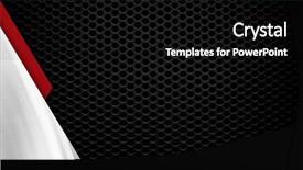  Presentation with black chrome metallic mesh metal - Slide set having durability - metal mesh design background background and a black colored foreground
