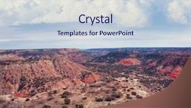  Presentation with mountains - Slide set enhanced with duro canyon state park texas background and a  colored foreground