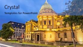  Presentation with library management system archive - Cool new theme with dusk at glasgow mitchell library backdrop and a light blue colored foreground