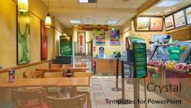  Presentation with submarine - Slide set with dusseldorf-germany-circa-september-2018 background and a coral colored foreground