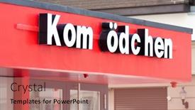  Presentation with cabaret - Cool new slide set with dusseldorf-germany-july-2015-famous backdrop and a coral colored foreground