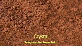  Presentation with dust - Presentation theme enhanced with dust bowl - cocoa powder background chocolate background and a tawny brown colored foreground