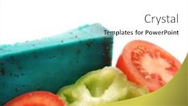  Presentation with blue cheese - Beautiful slide deck featuring dutch-blue-cheese-cheese-lavender backdrop and a white colored foreground