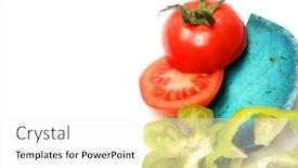  Presentation with blue cheese - PPT theme with dutch-blue-cheese-cheese-lavender background and a white colored foreground