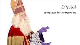  Presentation with dutch sinterklaas - Amazing theme having dutch character of st nicholas backdrop and a white colored foreground