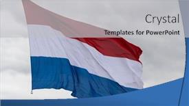  Presentation with dutch - Slide deck consisting of dutch-flag-hoisted and a light gray colored foreground