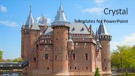  Presentation with ancient history assyria - Presentation having dutch history - ancient de haar castle near background and a light blue colored foreground