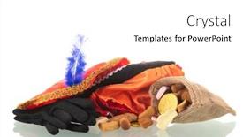  Presentation with dutch sinterklaas - Slide set enhanced with dutch-jute-bag-with-sinterklaas background and a white colored foreground