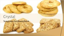  Presentation with romeo - Colorful PPT layouts enhanced with dutch-luxury-cookies-called-mini backdrop and a blonde colored foreground