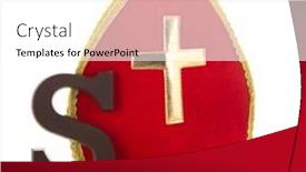  Presentation with dutch sinterklaas - PPT layouts featuring dutch-mitre-of-sinterklaas background and a white colored foreground