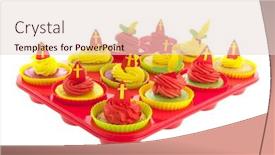  Presentation with dutch sinterklaas - Slides enhanced with dutch-sinterklaas-cupcakes-with-mitre background and a lemonade colored foreground