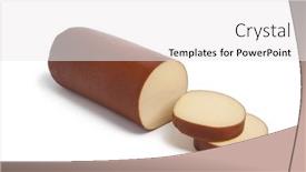  Presentation with white cheese - Colorful theme enhanced with dutch-smoked-cheese-and-slices backdrop and a white colored foreground