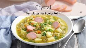  Presentation with dutch - Amazing slides having dutch-split-pea-soup-erwtensoep backdrop and a coral colored foreground