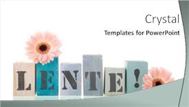  Presentation with dutch - Slide deck having dutch-spring-text-lente background and a white colored foreground