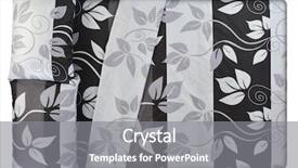  Presentation with bed - Amazing presentation having duvet cover - bed isolated against white background backdrop and a gray colored foreground