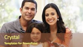  Presentation with television watching - Amazing PPT theme having dvd - hispanic family watching television backdrop and a  colored foreground