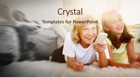  Presentation with siblings - Beautiful slide deck featuring dvd - siblings lying on the floor backdrop and a lemonade colored foreground