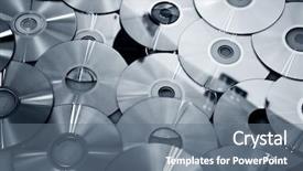  Presentation with lonely man new zealand tourists - Presentation theme enhanced with dvd - technological background of the many background and a gray colored foreground