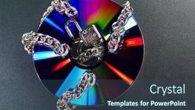  Presentation with chain - Theme consisting of dvd-disc-with-unlocked-chain background and a ocean colored foreground