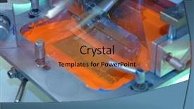  Presentation with animation - Beautiful theme featuring dvd screen printer in action backdrop and a red colored foreground