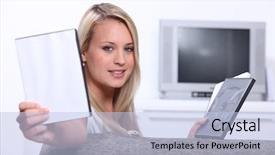  Presentation with case study type 1 diabeytic - Colorful slides enhanced with dvd with a case left backdrop and a light blue colored foreground