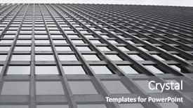  Presentation with dwelling - Beautiful slide deck featuring dwelling place - city urban building background window backdrop and a  colored foreground