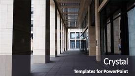  Presentation with dwelling - Amazing slides having dwelling place - modern business center summer day backdrop and a  colored foreground