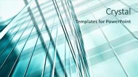  Presentation with dwelling - Audience pleasing slide set consisting of dwelling place in business center backdrop and a  colored foreground