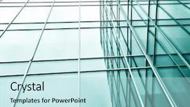  Presentation with dwelling - PPT theme having dwelling place of business center background and a light blue colored foreground