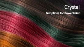  Presentation with hair color - PPT layouts having dye color - colorful hair background hairstyles background and a wine colored foreground