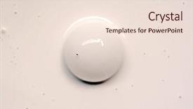  Presentation with bladder - Presentation design having dye molecule - bladder on surfaces background and a lemonade colored foreground