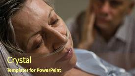  Presentation with nasal - Colorful presentation design enhanced with dying - close up of woman backdrop and a tawny brown colored foreground