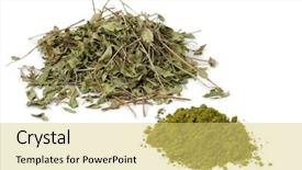  Presentation with moroccan - Beautiful presentation theme featuring dying leaf - moroccan henna leaves and powder backdrop and a yellow colored foreground