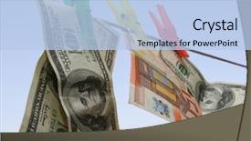  Presentation with world of healthcare - Cool new PPT layouts with money dynamic - world's major quarters the dollar backdrop and a  colored foreground