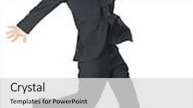  Presentation with dynamic - PPT theme having dynamic happy businessman background and a light gray colored foreground