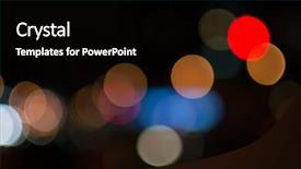  Presentation with sparkly bokeh lights pastel - Presentation design with dynamic layout - photo of bokeh or defocus background and a black colored foreground