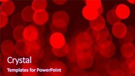  Presentation with lights - Beautiful slide set featuring dynamic layout - photo of bokeh or defocus backdrop and a crimson colored foreground