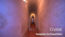  Presentation with dynamic - Amazing presentation having dynamic-long-corridor-in-ben backdrop and a tawny brown colored foreground