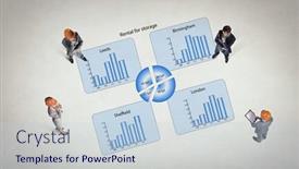  Presentation with business growth - Amazing PPT theme having dynamics of growth in business mixed media backdrop and a lemonade colored foreground