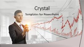  Presentation with media - Amazing presentation theme having dynamics of monetary funds mixed backdrop and a light gray colored foreground