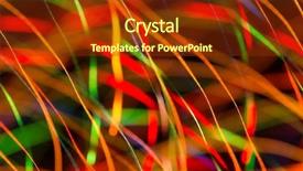  Presentation with abstract dark blue color crayons - Presentation design enhanced with dynamism - abstract picture of bright colored background and a tawny brown colored foreground