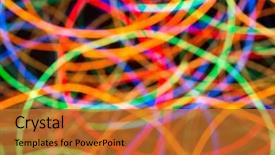  Presentation with dynamic - Beautiful presentation design featuring dynamism - abstract picture of bright colored backdrop and a gold colored foreground