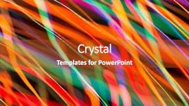  Presentation with dynamic - Audience pleasing presentation theme consisting of dynamism - abstract picture of bright colored backdrop and a crimson colored foreground